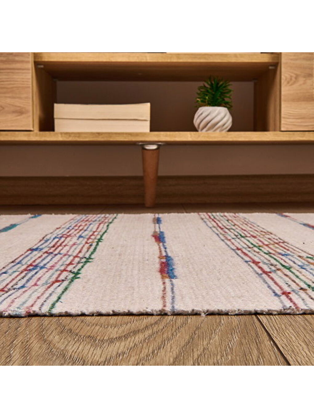 Karışık Soft Kingstone Kilim - Renkli - 80x150 cm-3