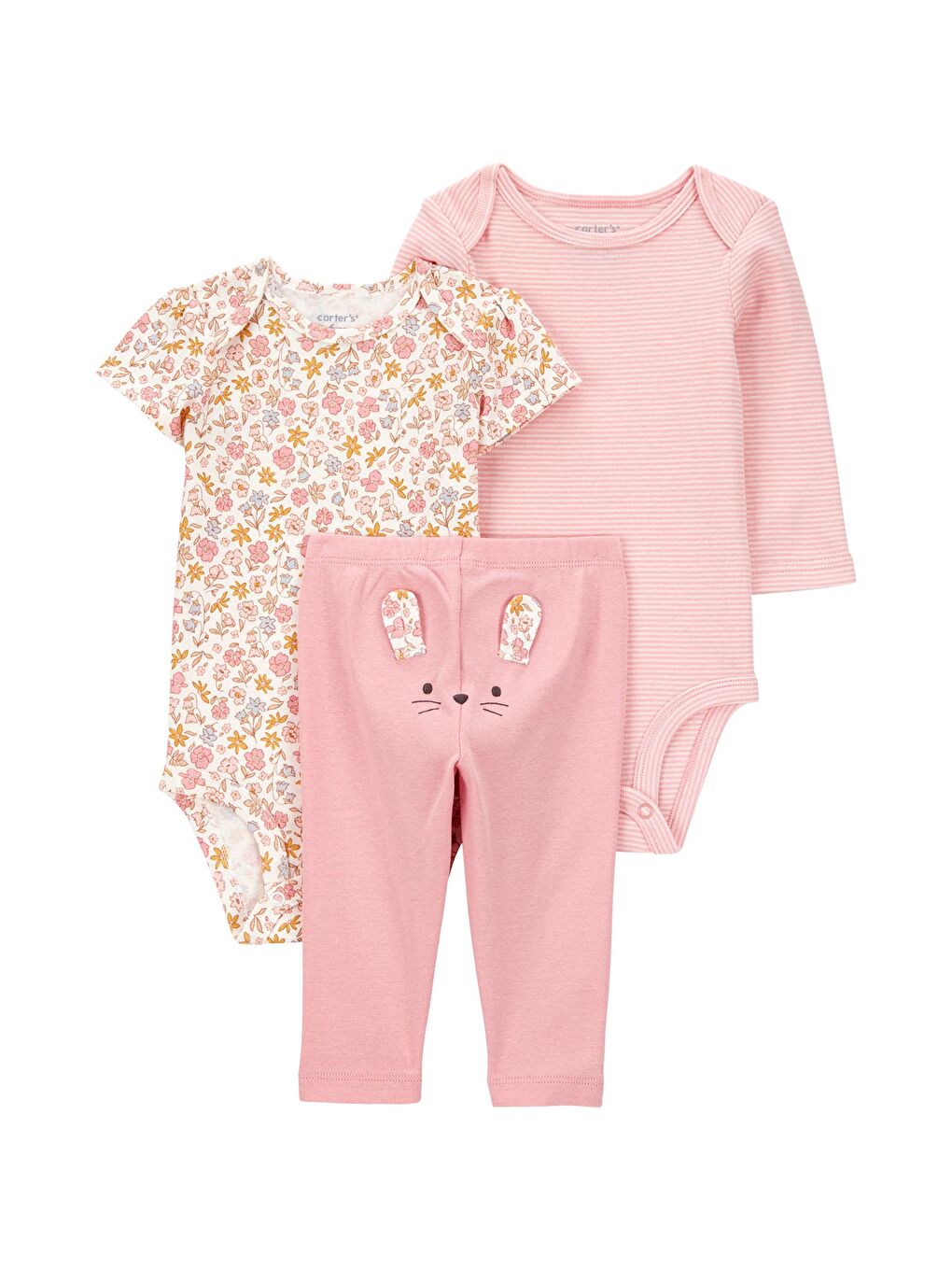 Kız Bebek Pembe 3Lü Set