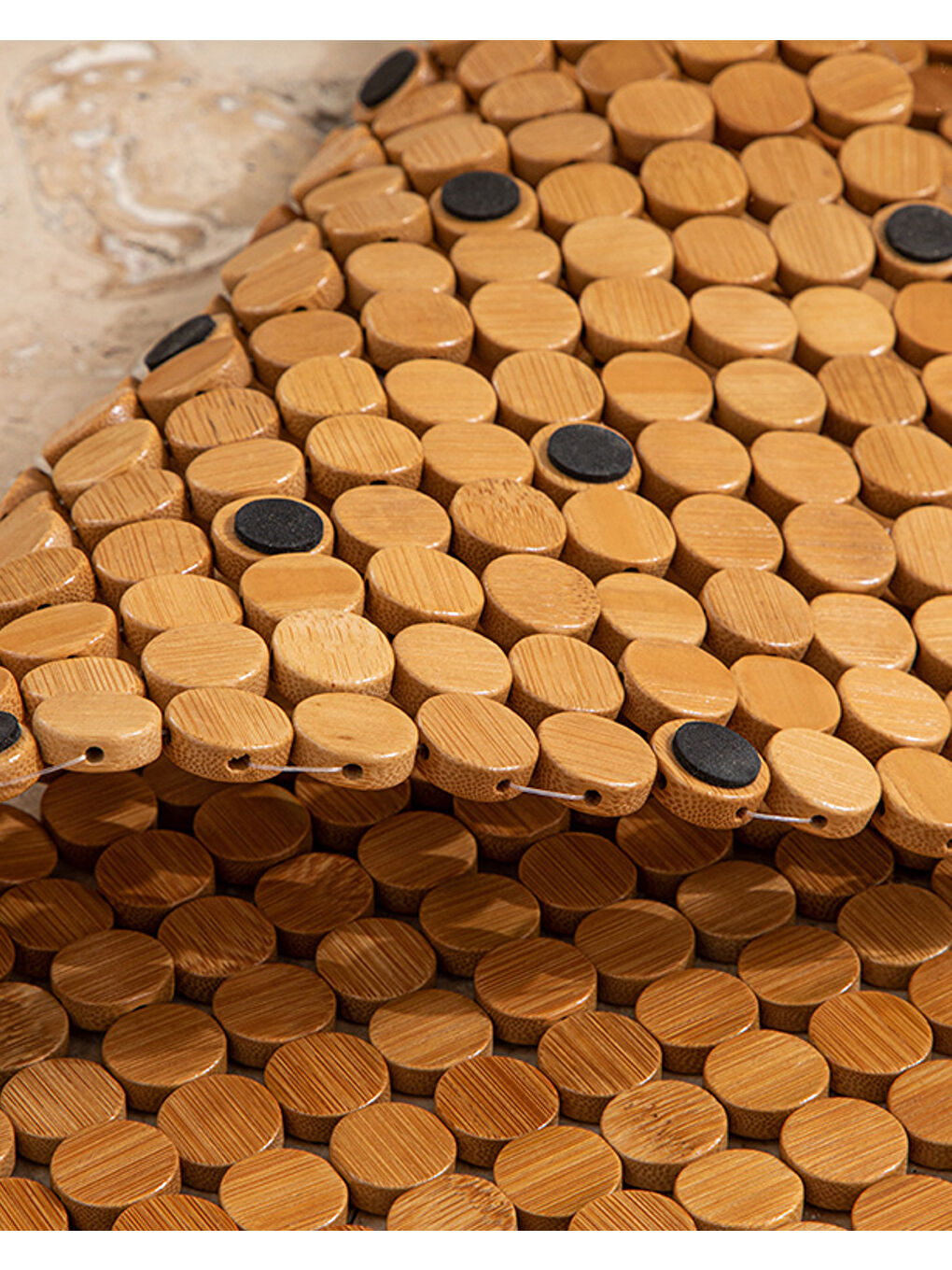 Bamboo Bambu Duş Kaydırmazı Bej-2