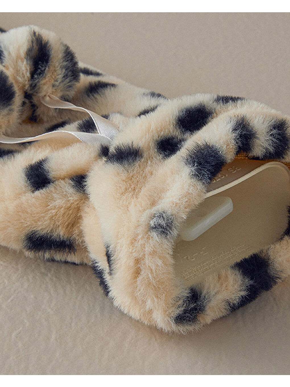 Spotty Sıcak Su Torbası Krem Siyah-1