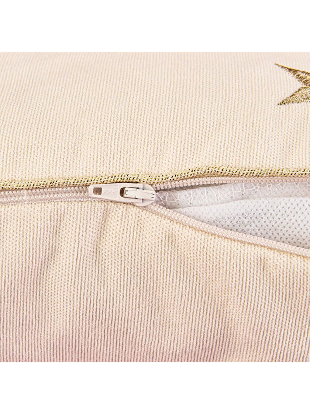 Soft Luna Kırlent - Ekru - 45x45 cm-3