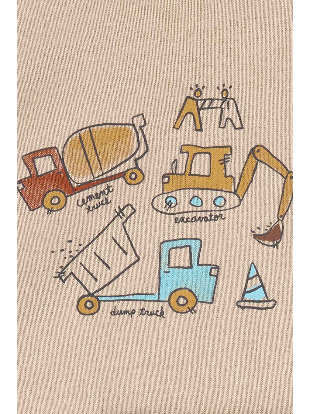 Erkek Bebek Ekru 3Lü Set-2