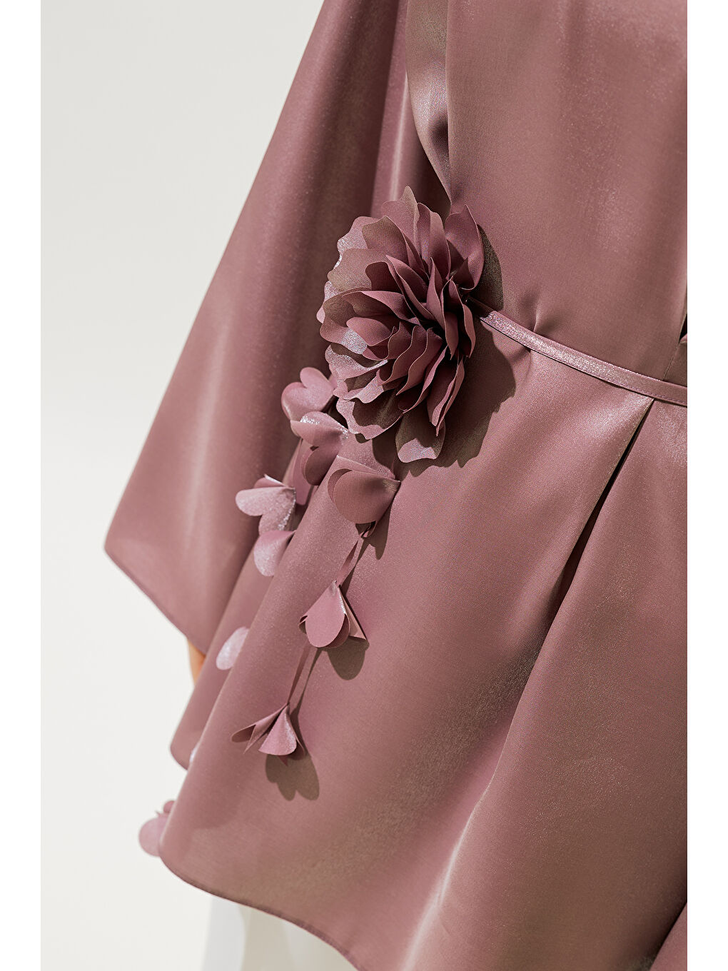 Çiçek Salkımlı Kemer Lila-1