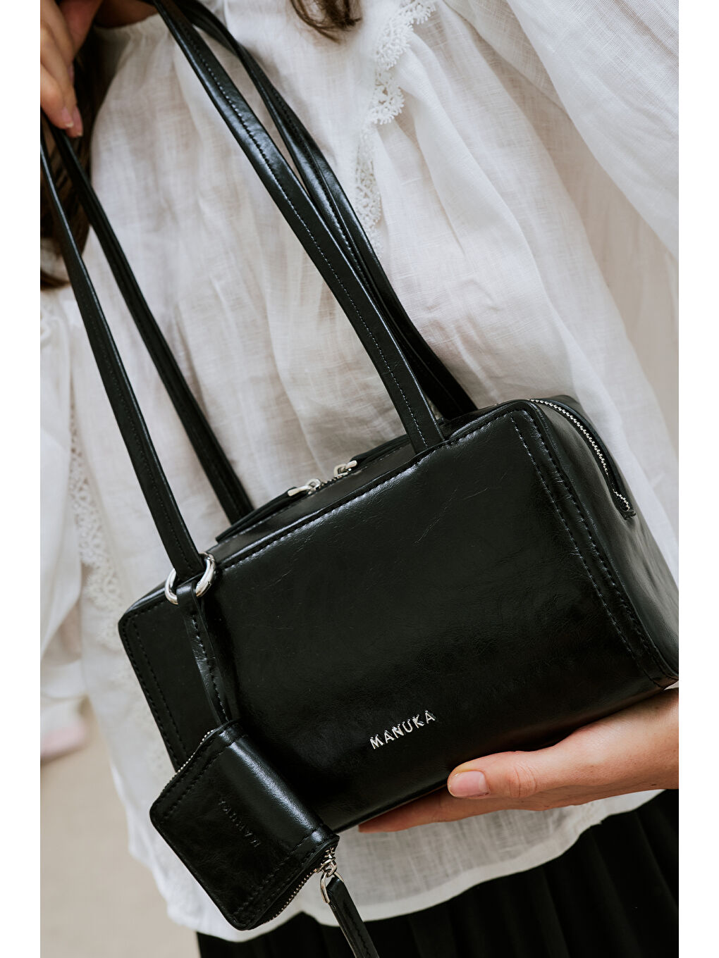 Siyah MUSE OMUZ ÇANTA BLACK TRUFFLE-1