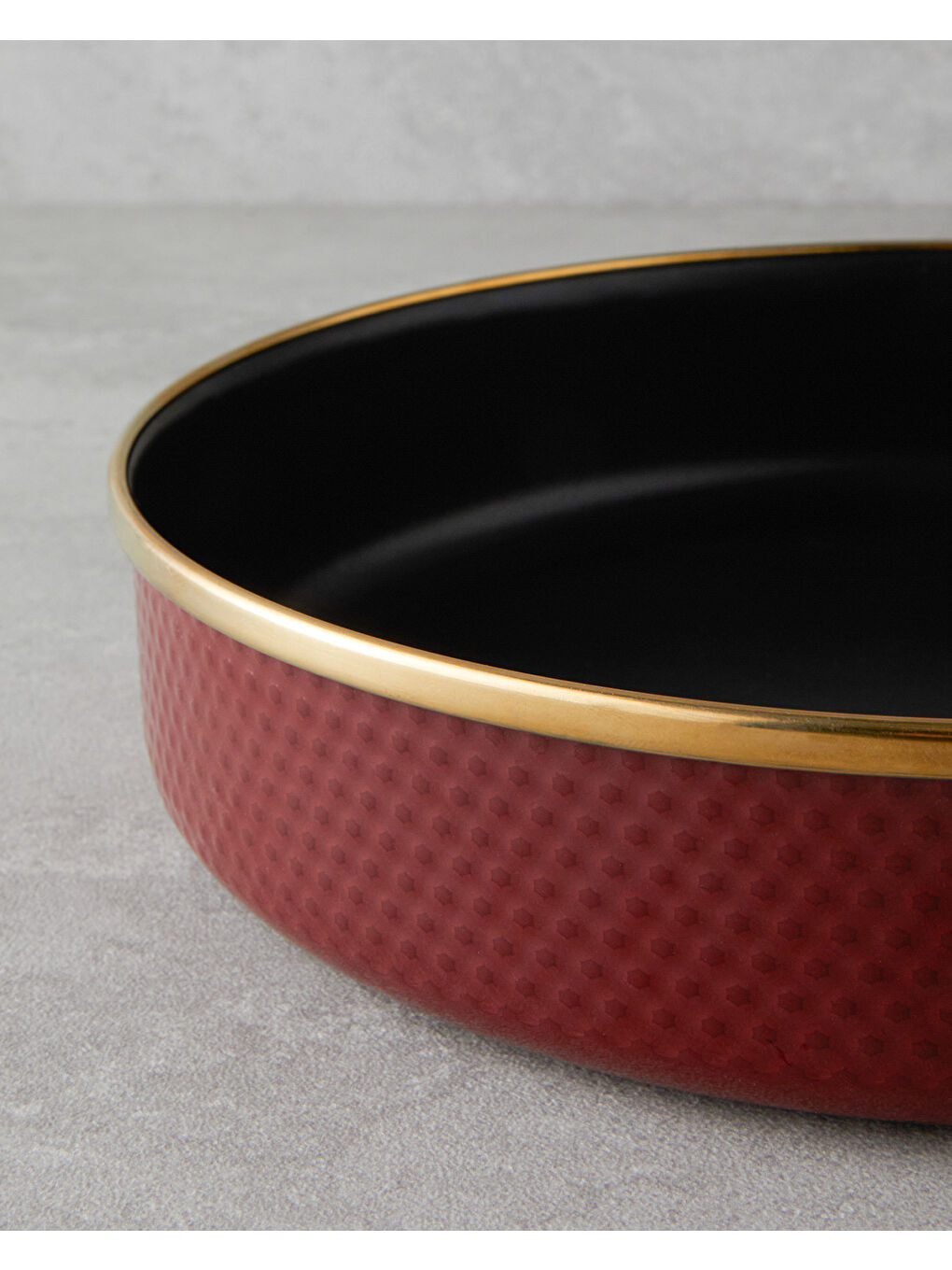 Copenhagen Emaye Yapışmaz Kızartma Tavası 26 cm Bordo-1