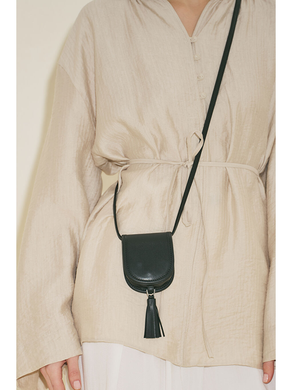 Zoey Mini Çanta Siyah Cüzdan