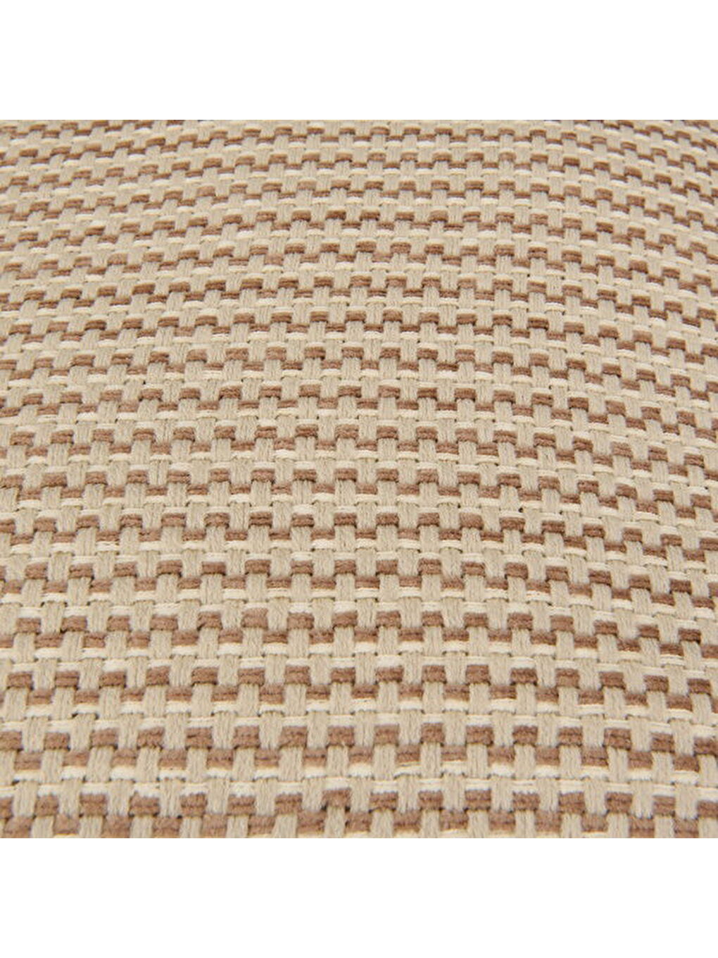 Soft Shiny Kırlent - Bej / Kahverengi - 45x45 cm-2