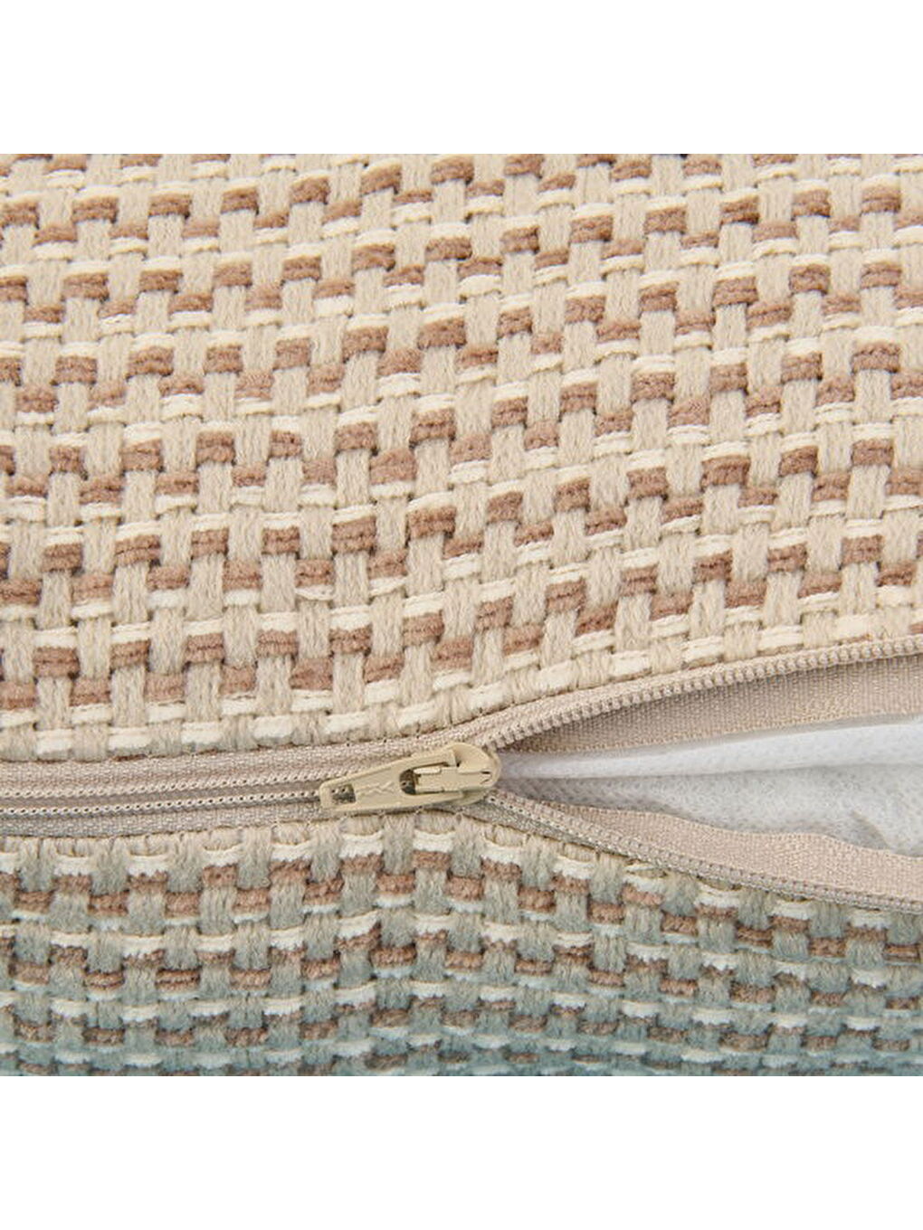 Soft Shiny Kırlent - Bej / Kahverengi - 45x45 cm-3