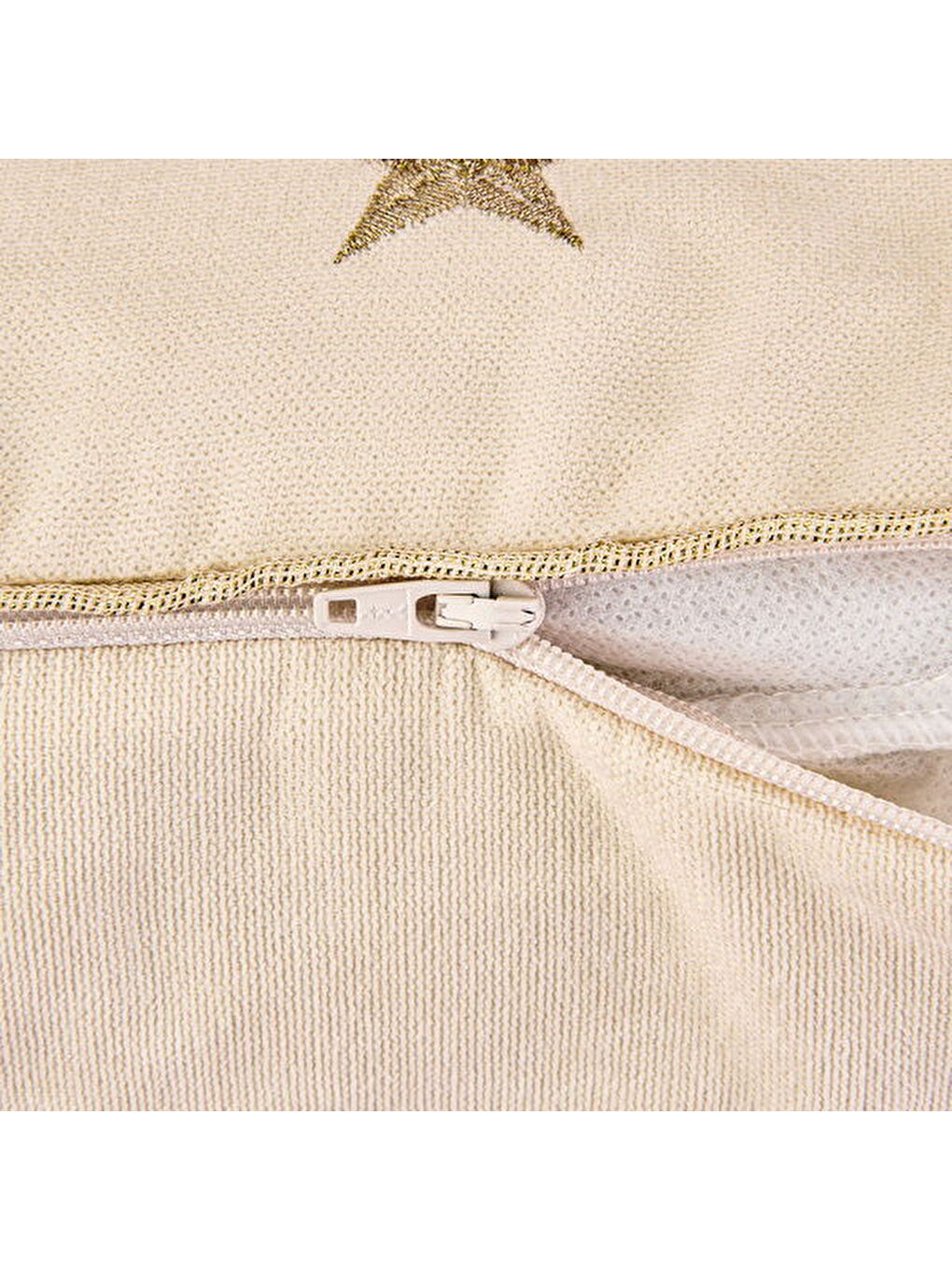 Soft Stella Kırlent - Ekru - 45x45 cm-3