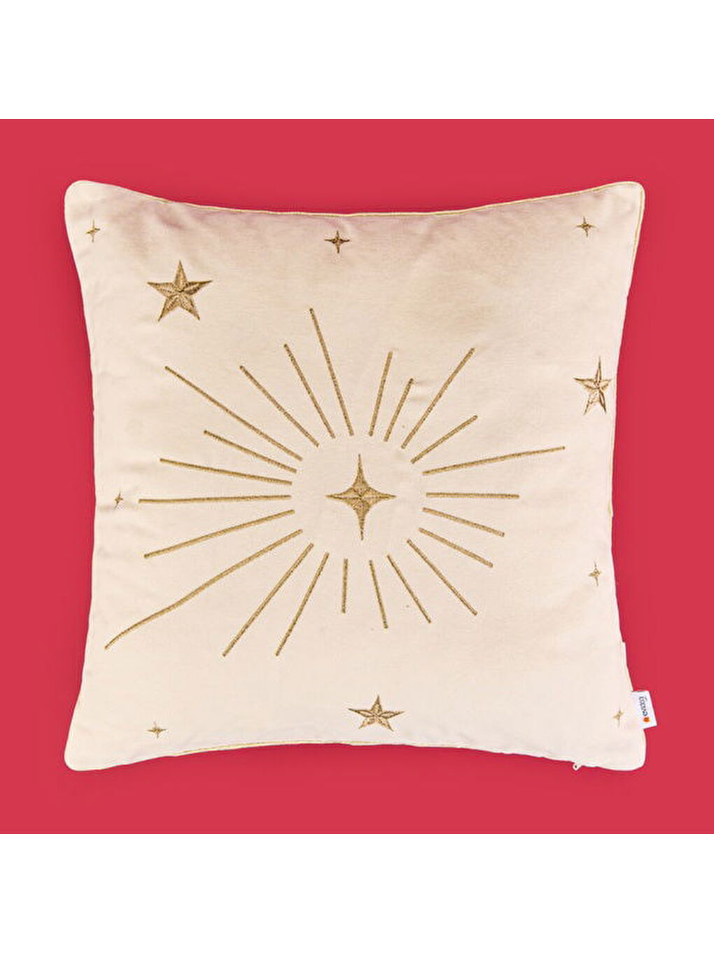 Soft Stella Kırlent - Ekru - 45x45 cm-4