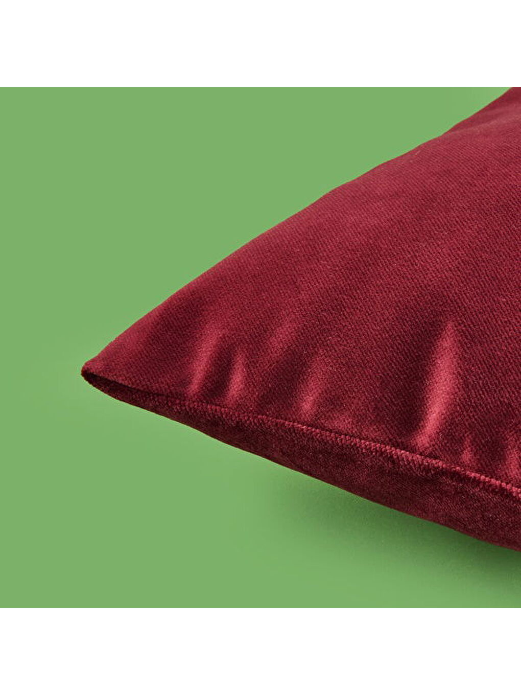 Soft Shiney Kırlent - Bordo - 40x40 cm-2