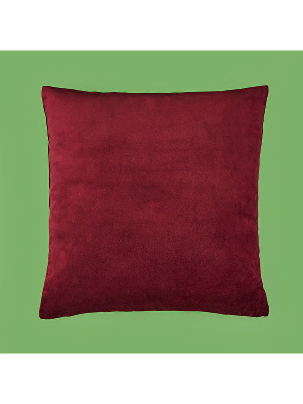 Soft Shiney Kırlent - Bordo - 40x40 cm-3