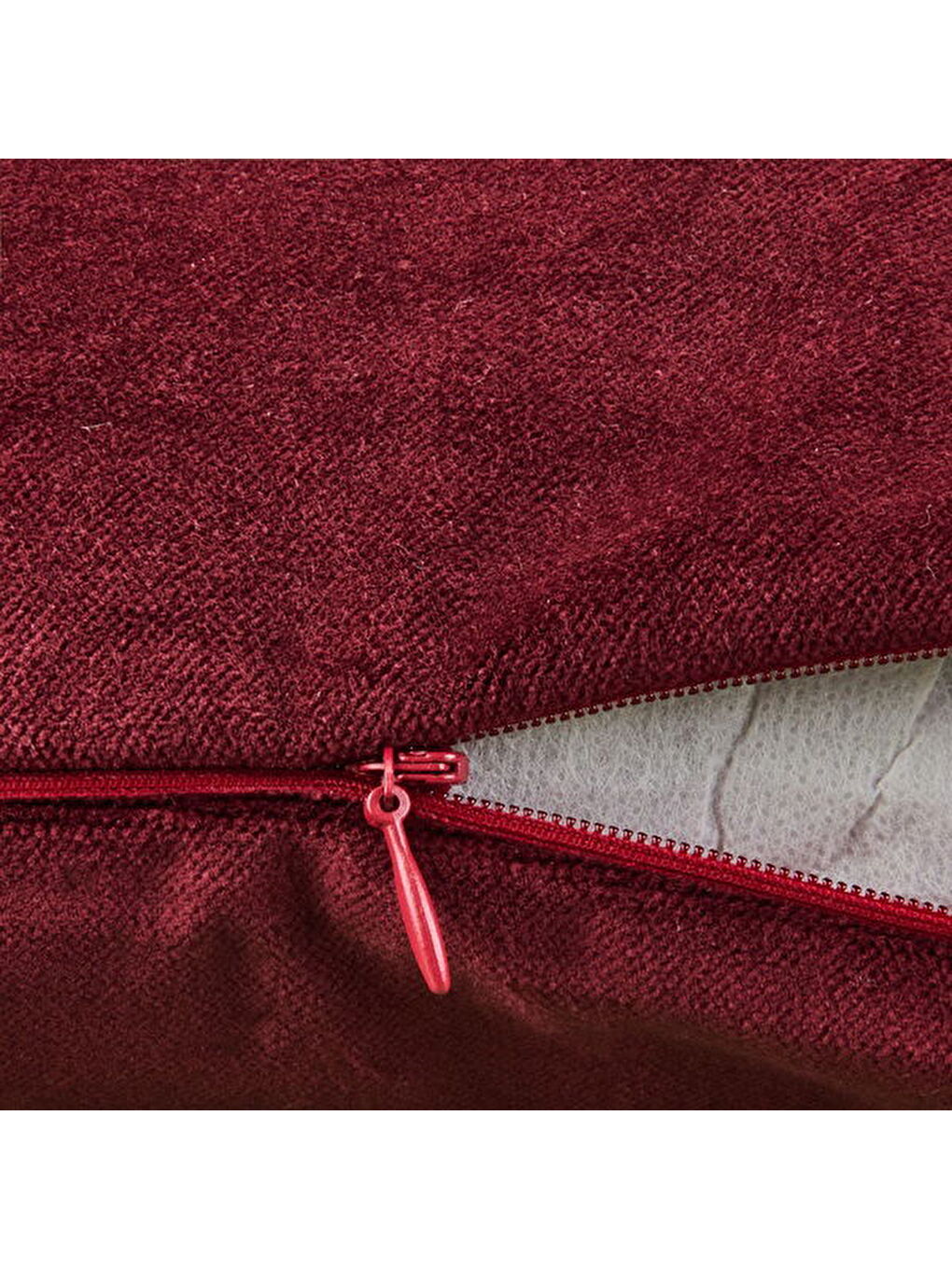 Soft Shiney Kırlent - Bordo - 40x40 cm-4