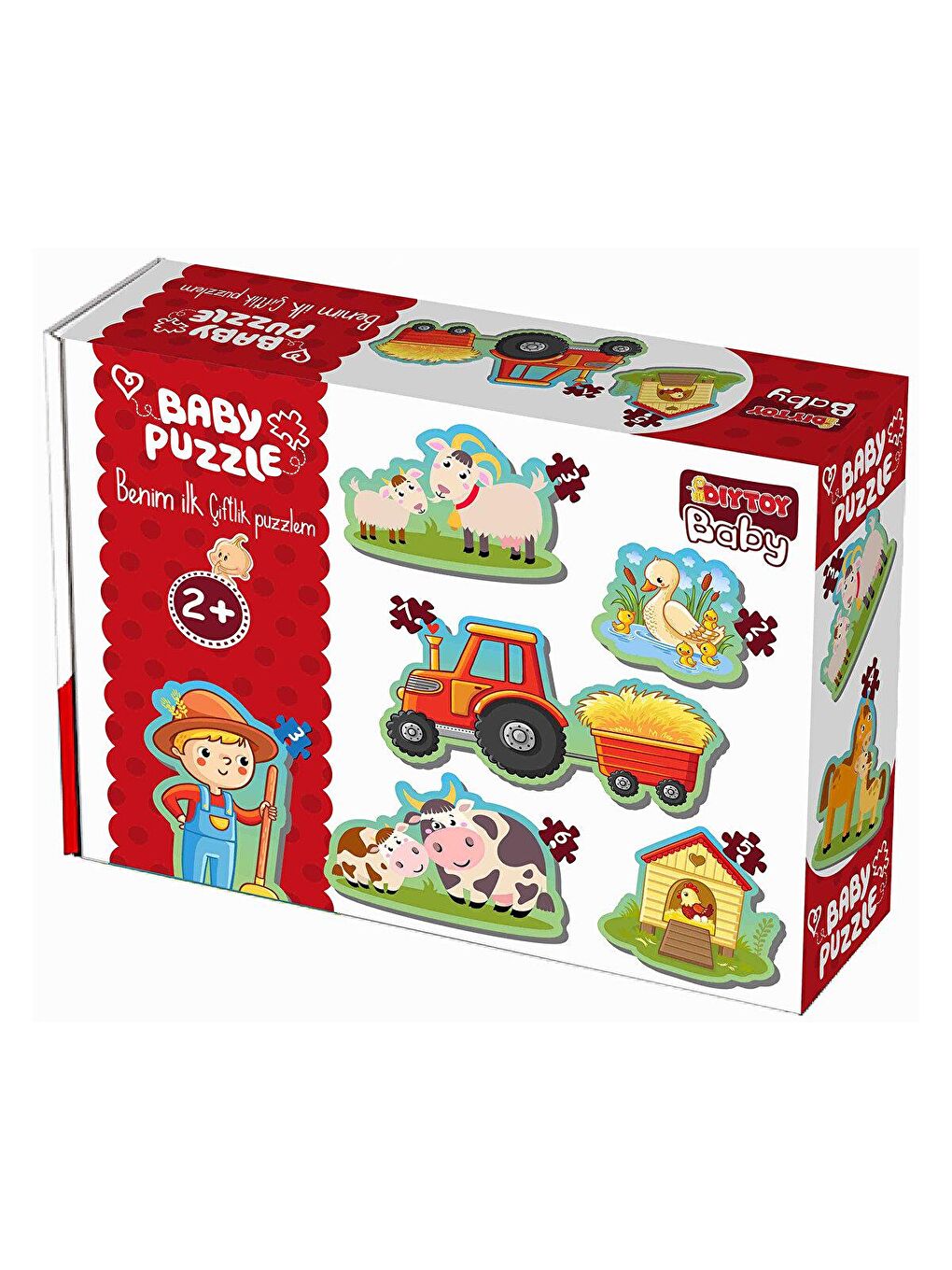 DIYTOY Karışık Baby Puzzle Çiftlik