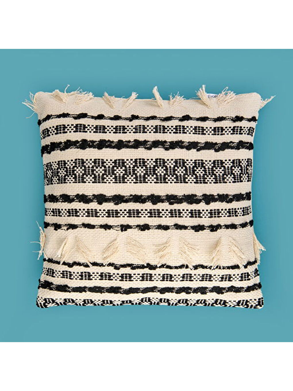 Soft Cera Kırlent - Bej - 40x40 cm-3