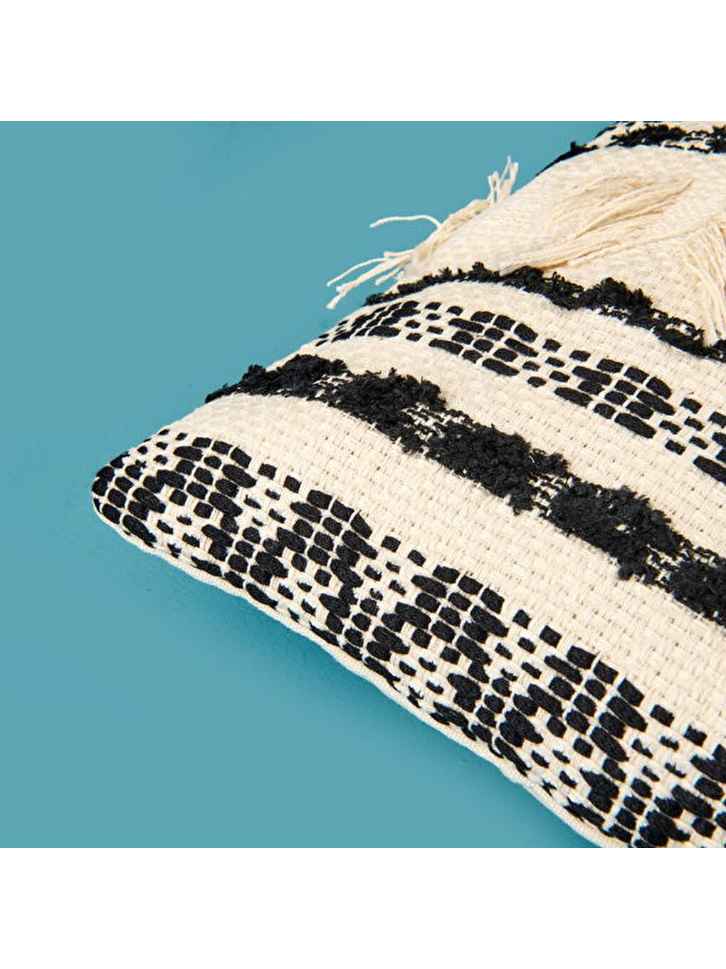 Soft Cera Kırlent - Bej - 40x40 cm-4