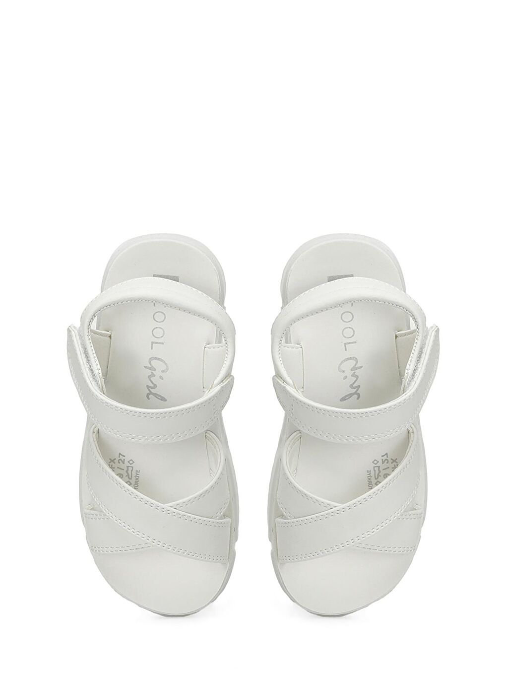 VELMA.P 4FX Beyaz Kız Çocuk Sandalet-3