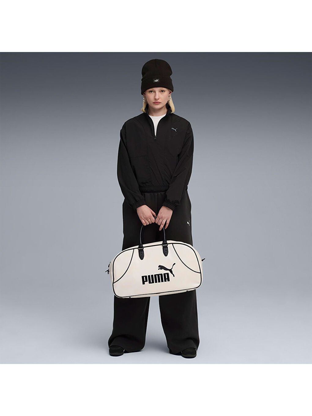 Her Woven Kadın Siyah Klasik Yaka Sweatshirt-2