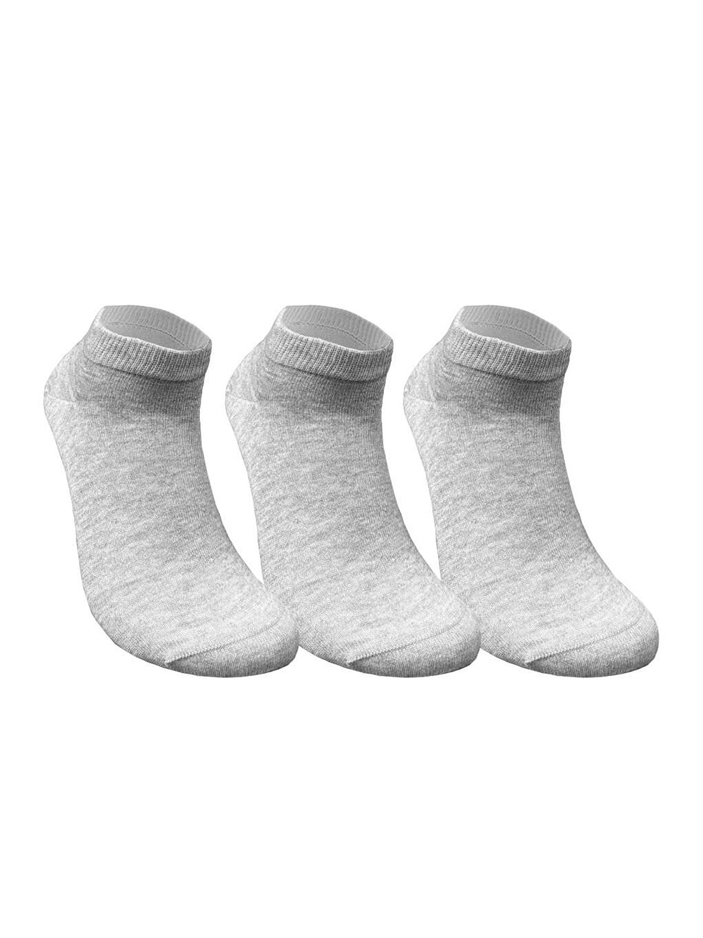 Skadi Mons Gri Ankle 3 Pack Unisex Gri Çorap