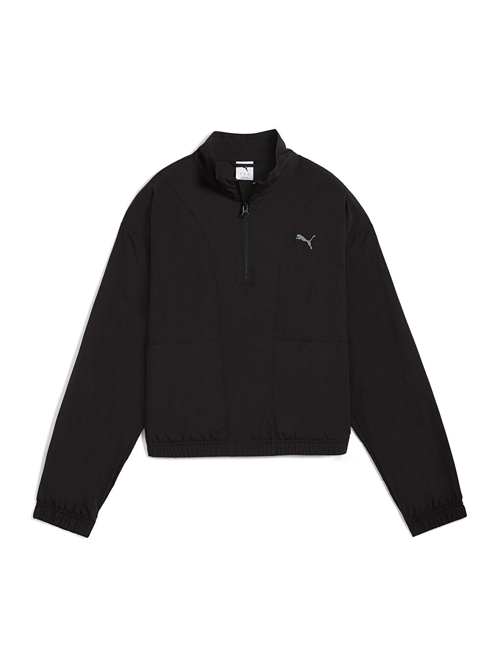 Her Woven Kadın Siyah Klasik Yaka Sweatshirt-3