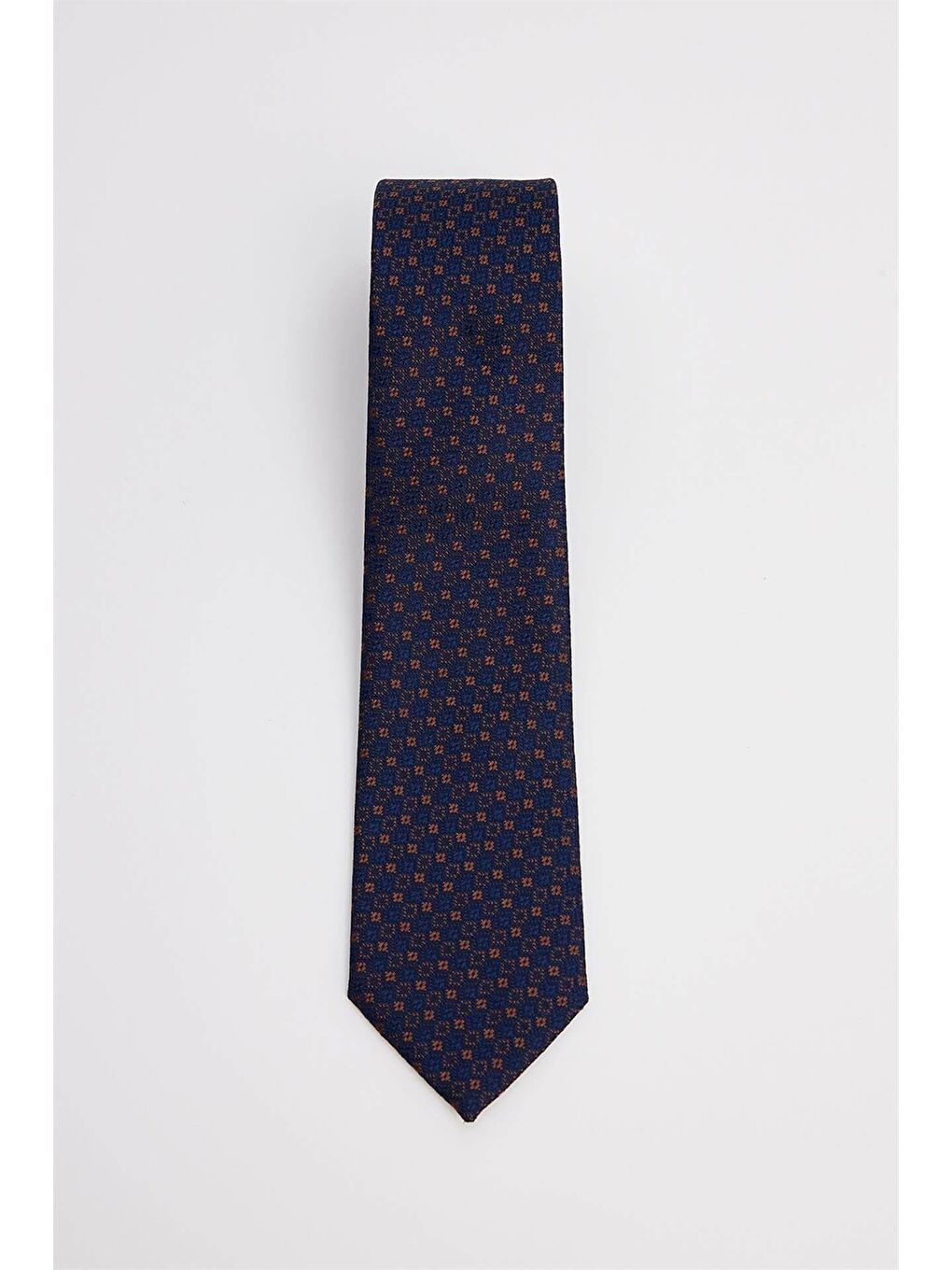 Karışık Klasik Cep Mendilli Desenli Kravat