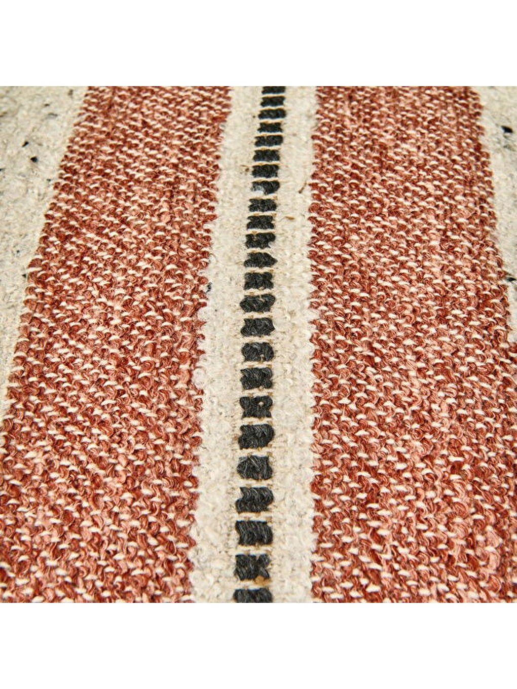 Soft Ganye Kırlent - Ekru - 45x45 cm-2