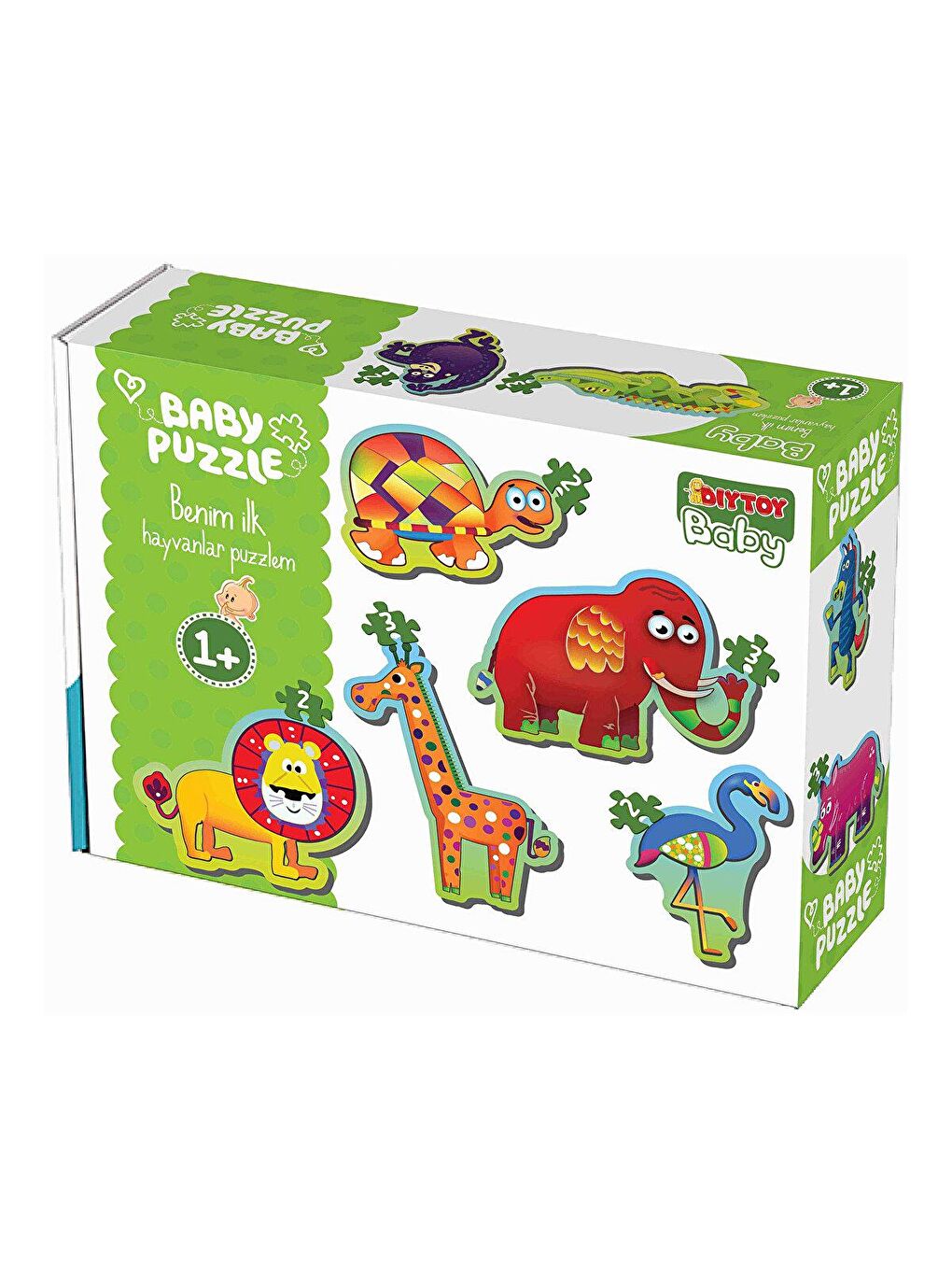 DIYTOY Karışık Baby Puzzle Orman Hayvanları