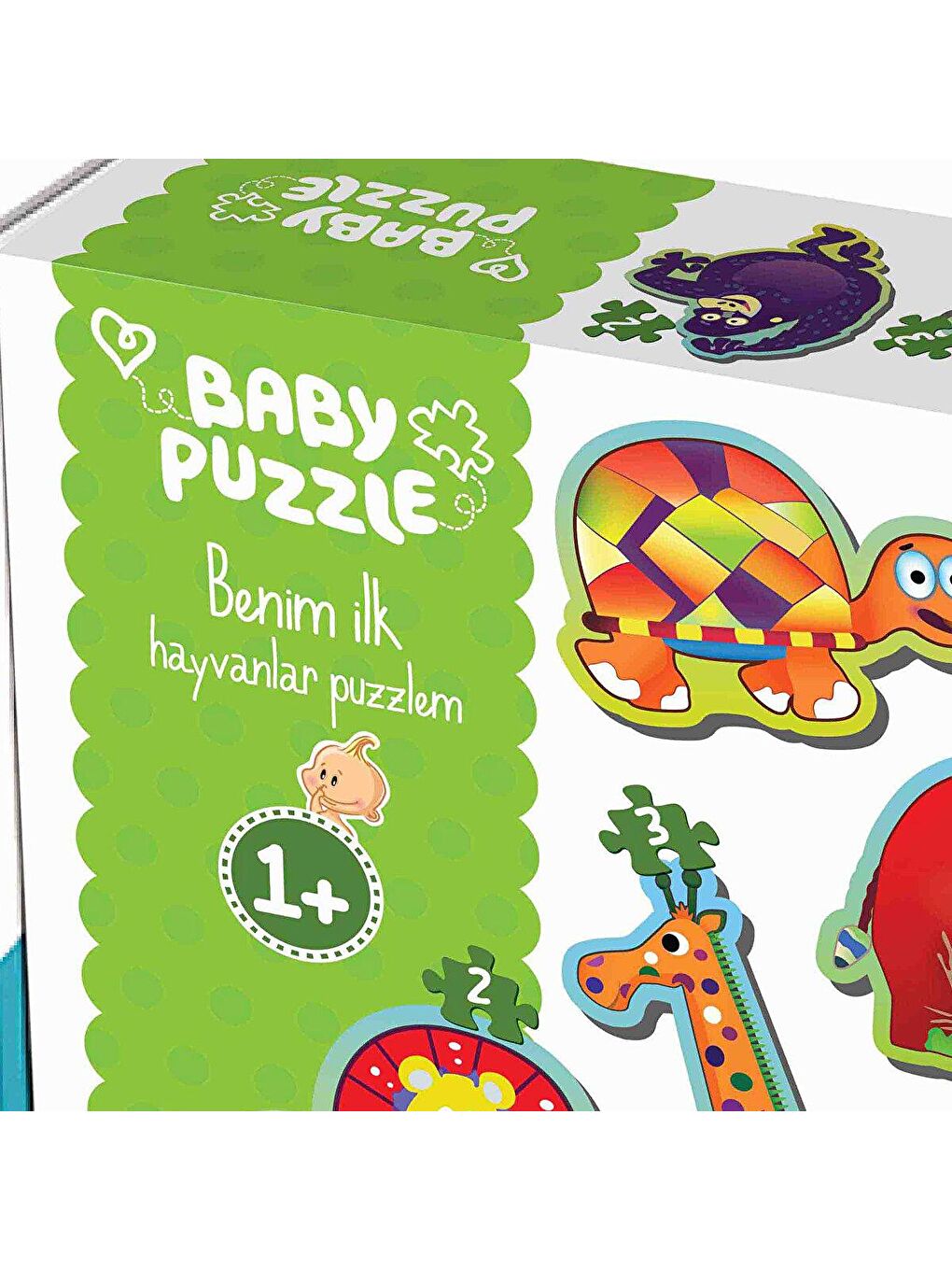 DIYTOY Karışık Baby Puzzle Orman Hayvanları - 1