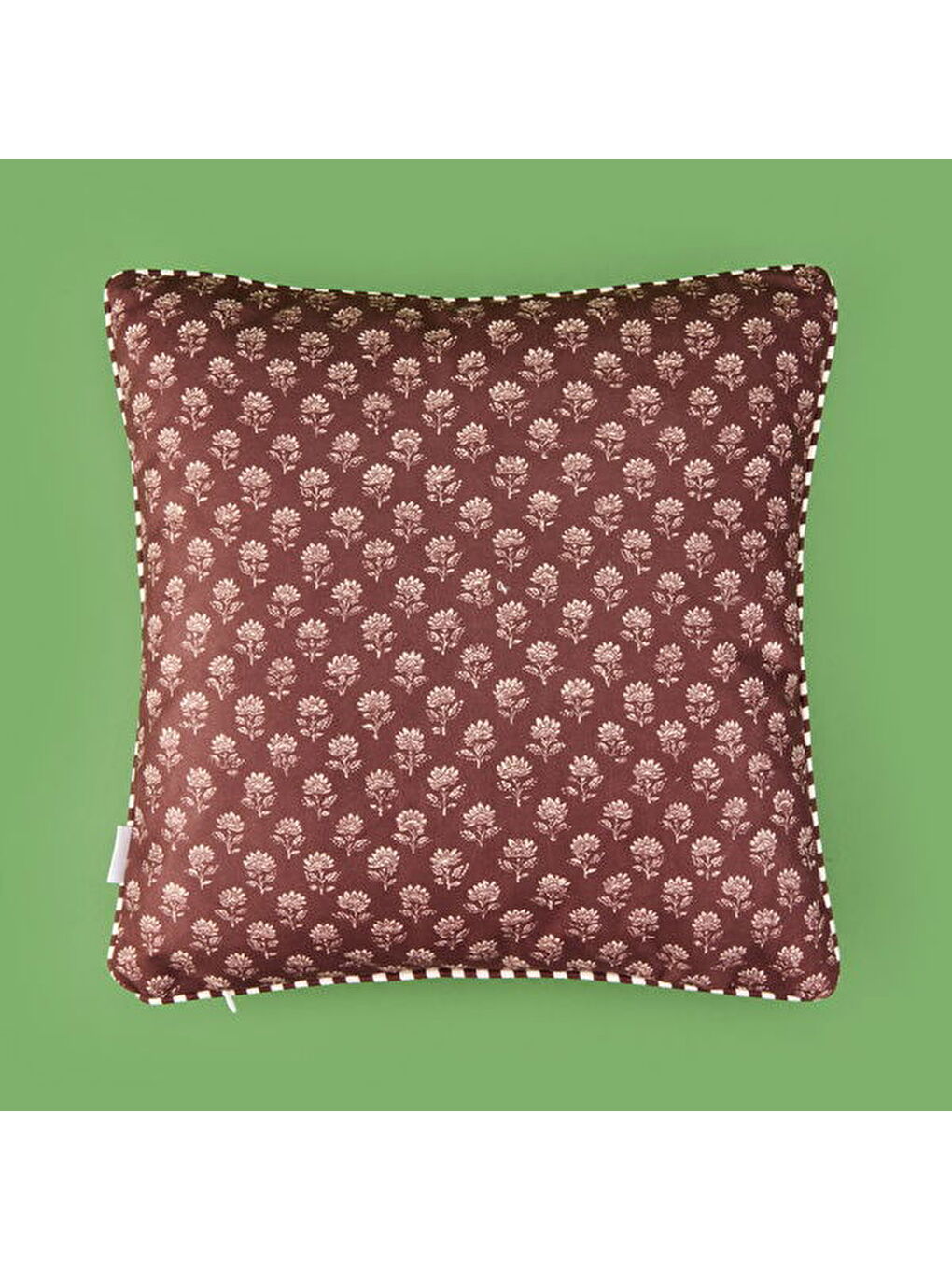 Soft Lule Kırlent - Kahverengi - 45x45 cm-3