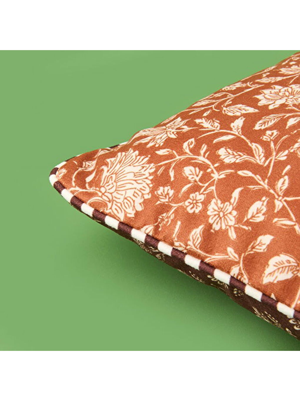 Soft Lule Kırlent - Kahverengi - 45x45 cm-4