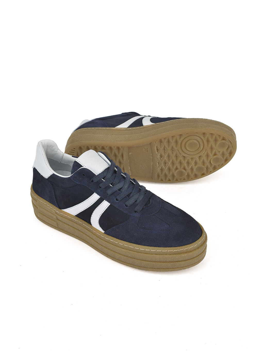 Kadın Hakiki Deri Sneaker 1431000Z6640 Lacivert-1