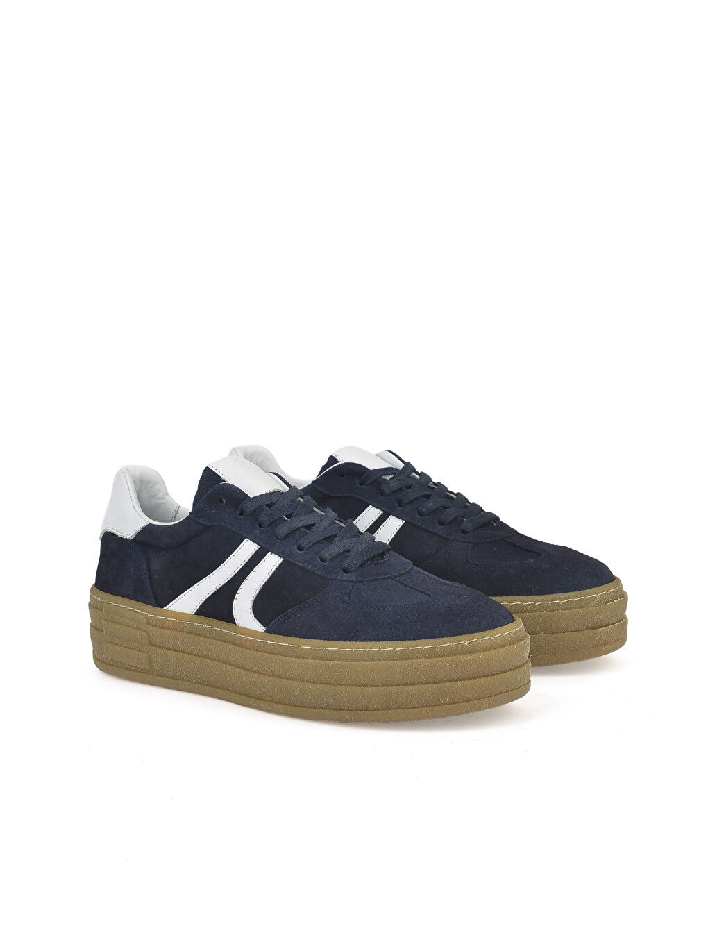 Kadın Hakiki Deri Sneaker 1431000Z6640 Lacivert-3