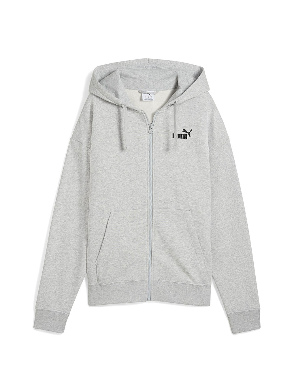 Essentials Comfort Kadın Gri Kapüşonlu Ceket-2