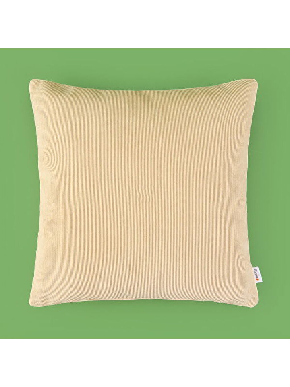 Soft Penny Kırlent - Bej - 43x43 cm-1