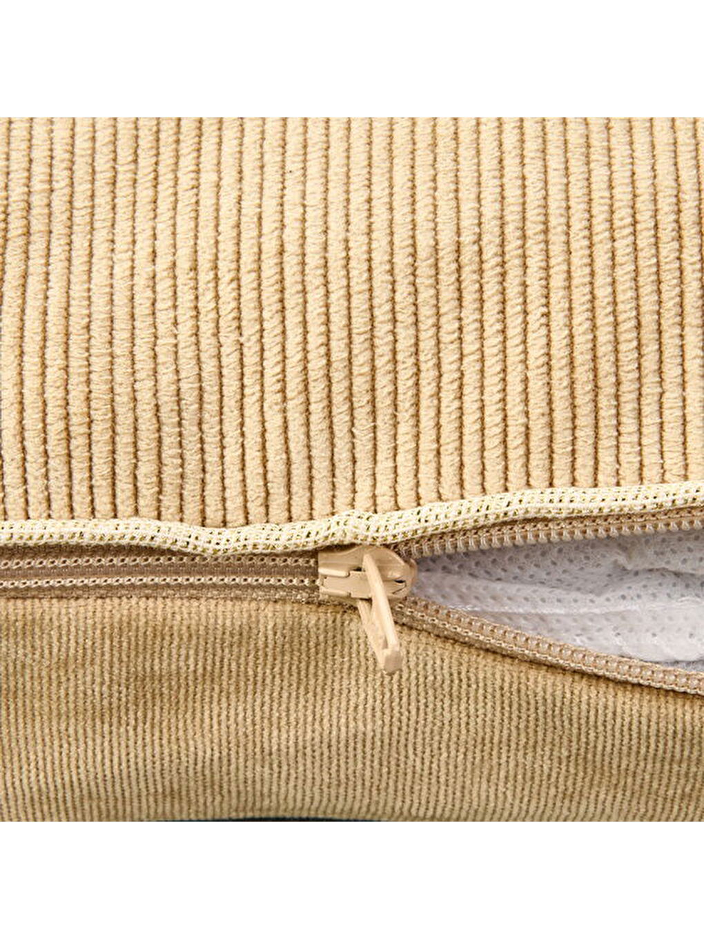 Soft Penny Kırlent - Bej - 43x43 cm-3