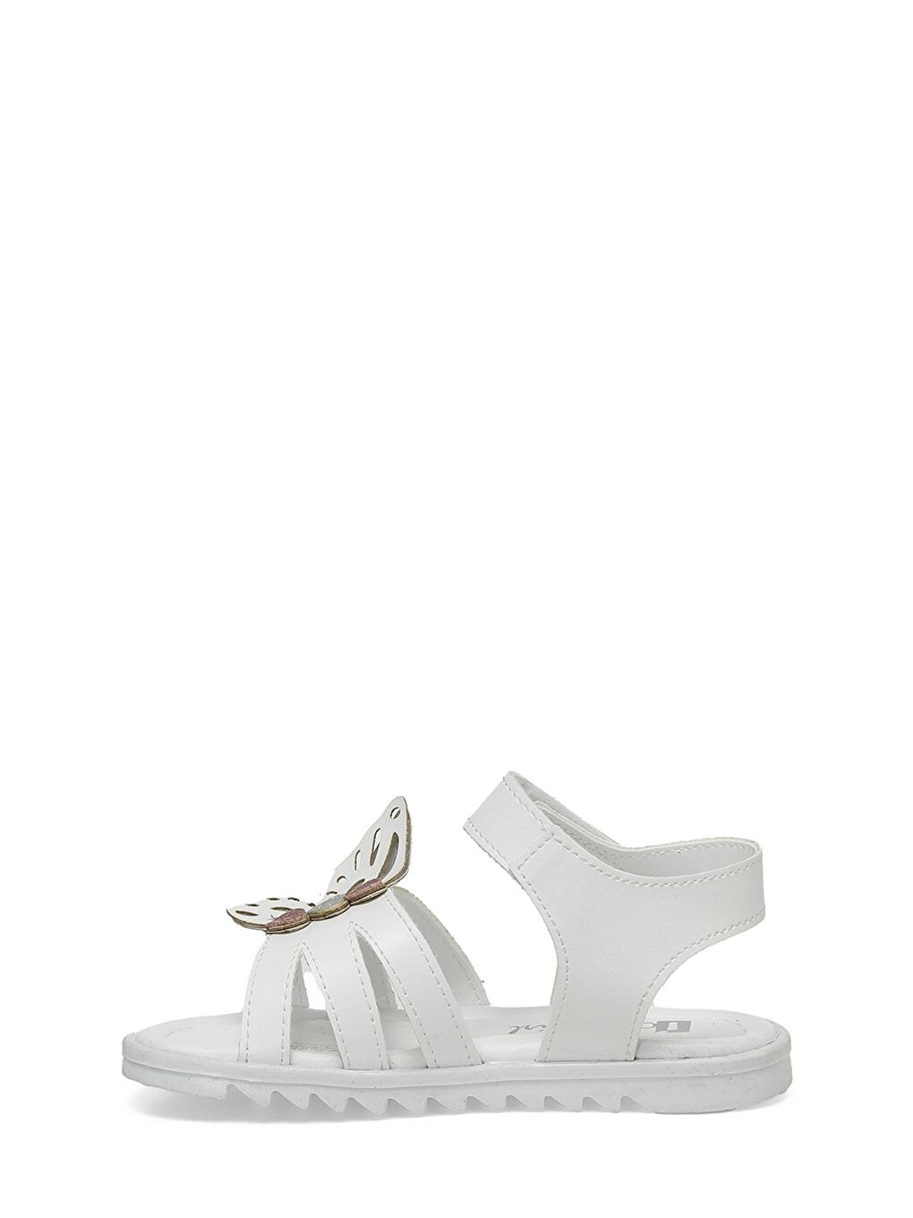 KEBO.P 4FX Beyaz Kız Çocuk Sandalet-2