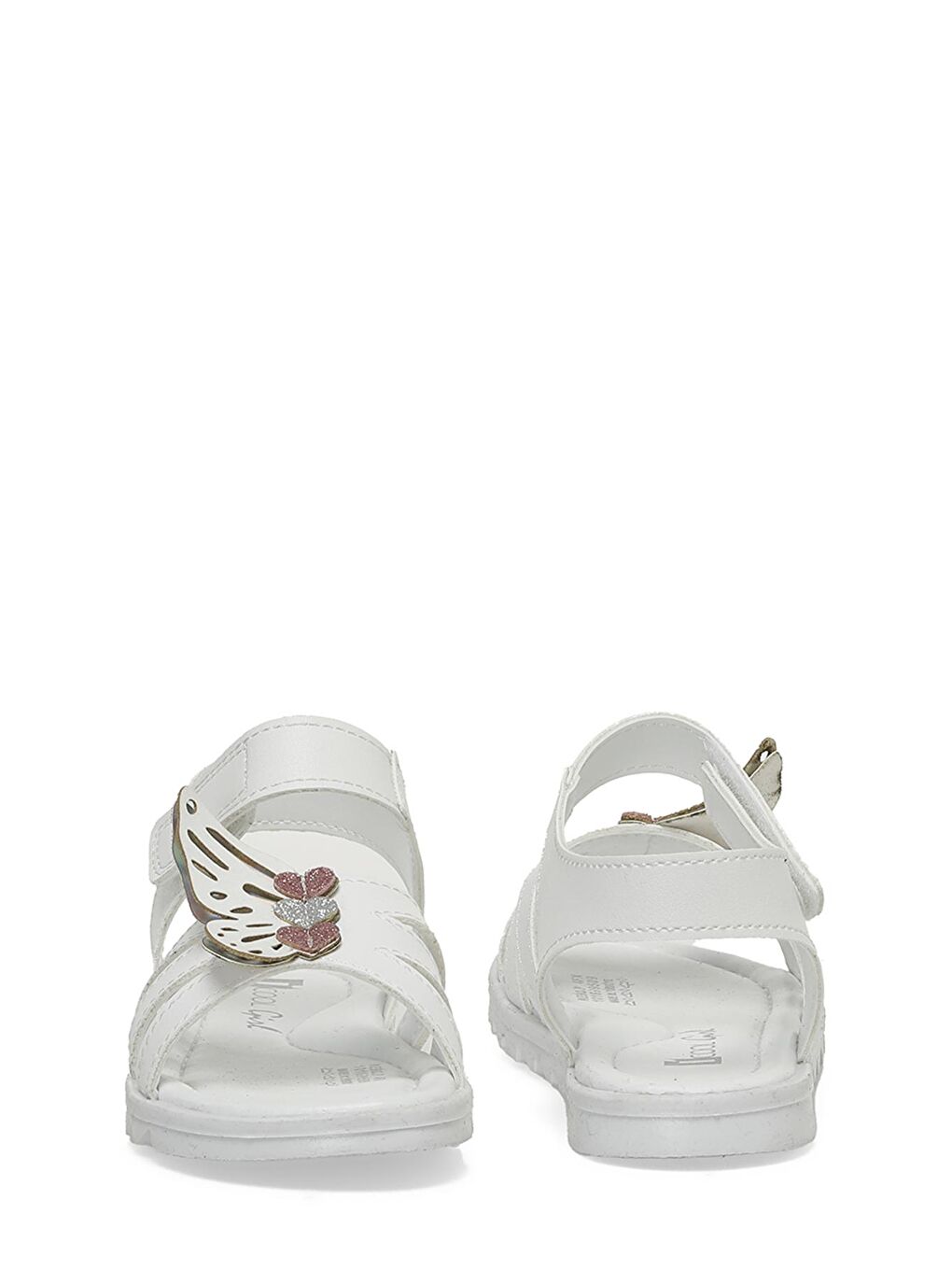KEBO.P 4FX Beyaz Kız Çocuk Sandalet-4