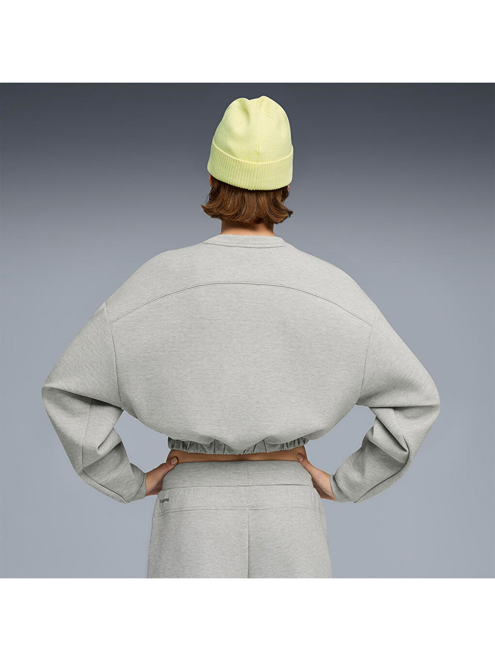 Cloudspun Crew Kadın Gri Bisiklet Yaka Sweatshirt-1