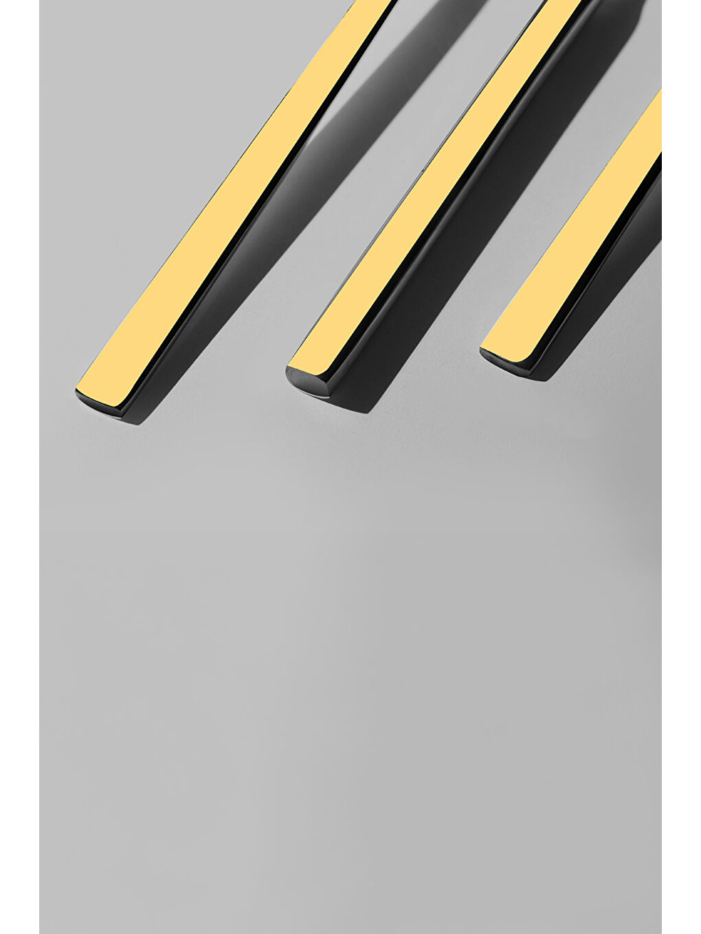 Sarı Dalyan Altın Sade 12 Kişilik 72 Parça Çatal Kaşık Bıçak Takımı-2