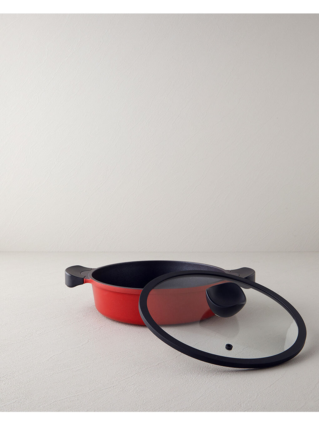 Prime Red Love Döküm Pilav ve Karnıyarık Tenceresi Kırmızı-2