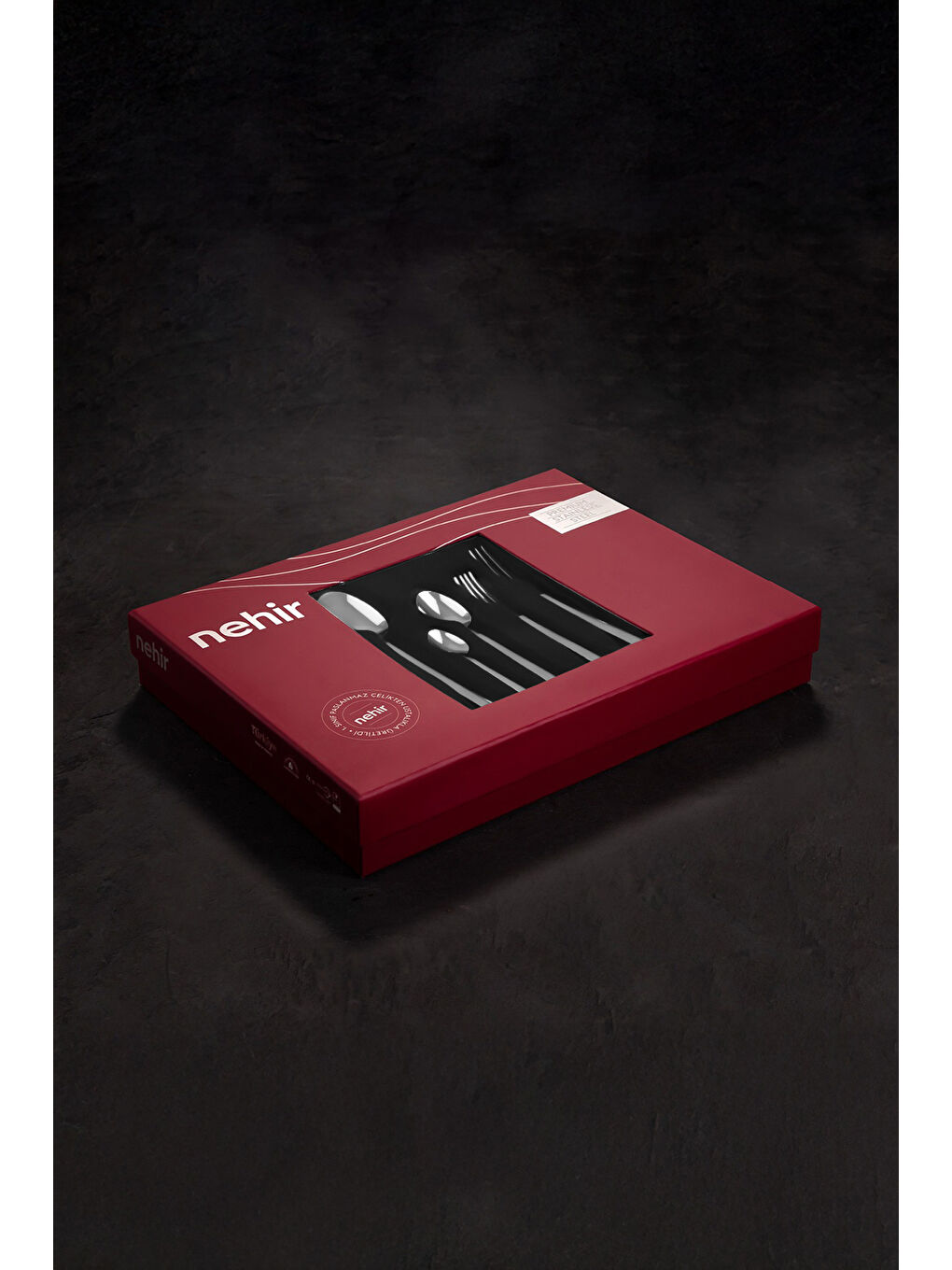 Sarı Dalyan Altın Sade 12 Kişilik 72 Parça Çatal Kaşık Bıçak Takımı-8