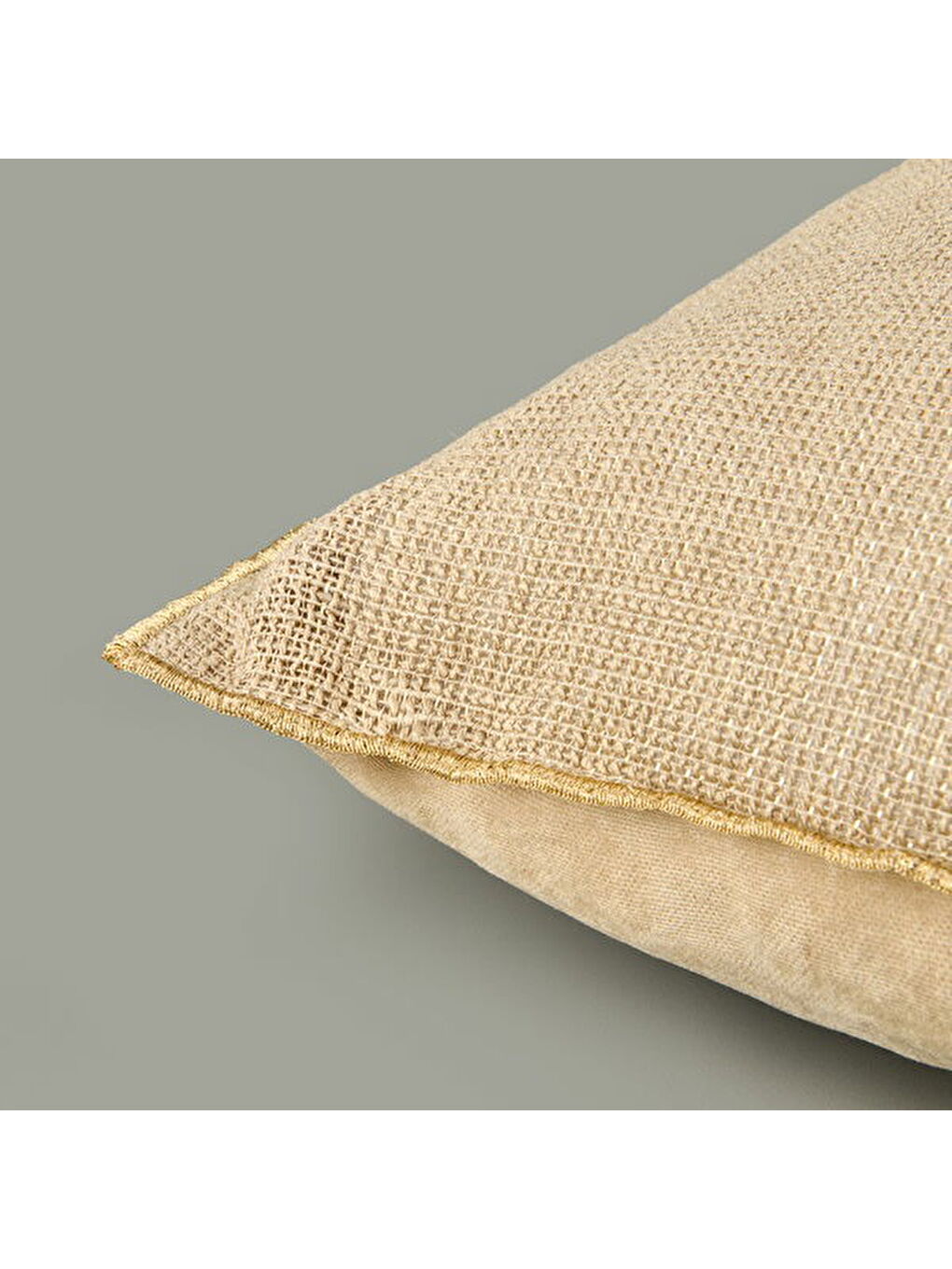 Soft Thiny Kırlent - Bej - 35x55 cm-7