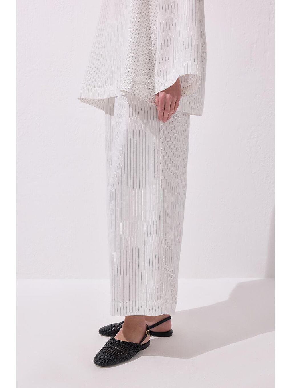 Dory Modal Bluz Pantolon Takım Ekru-3