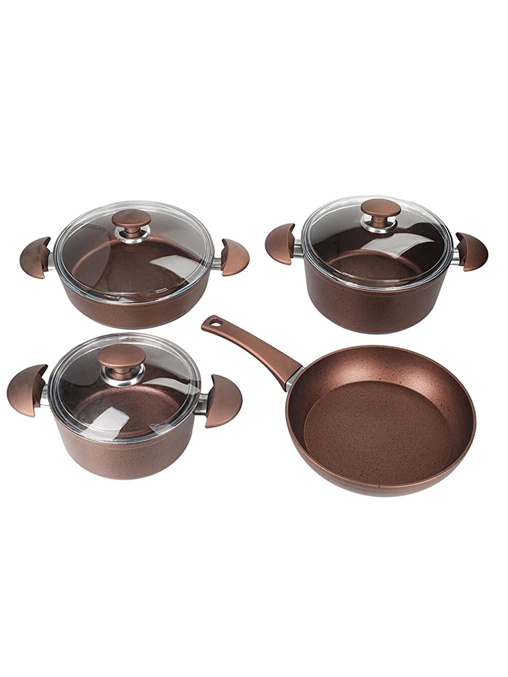 Sarı Santino Bronz Tencere Takımı 7 Parça 04FST001782