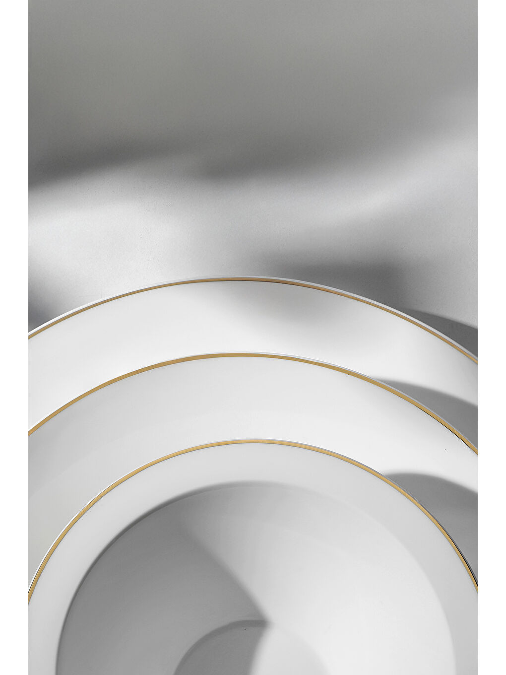 Beyaz Siena Gold Majestic 57 Parça Porselen Yemek Takımı-2