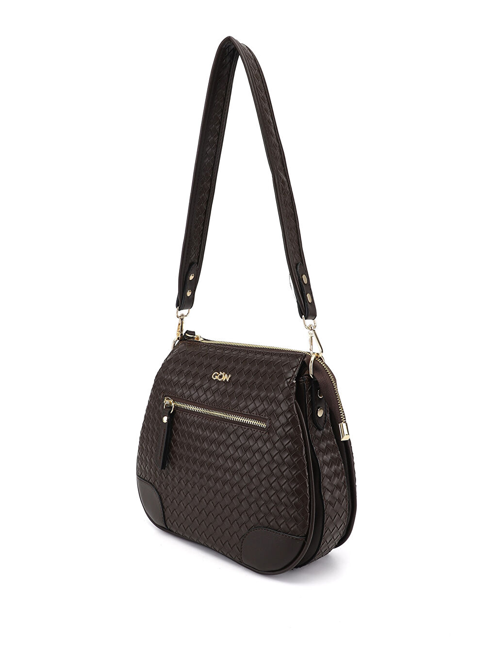 Kahverengi Kadın KAHVERENGİ Uzun Askılı Omuz Çantası-2