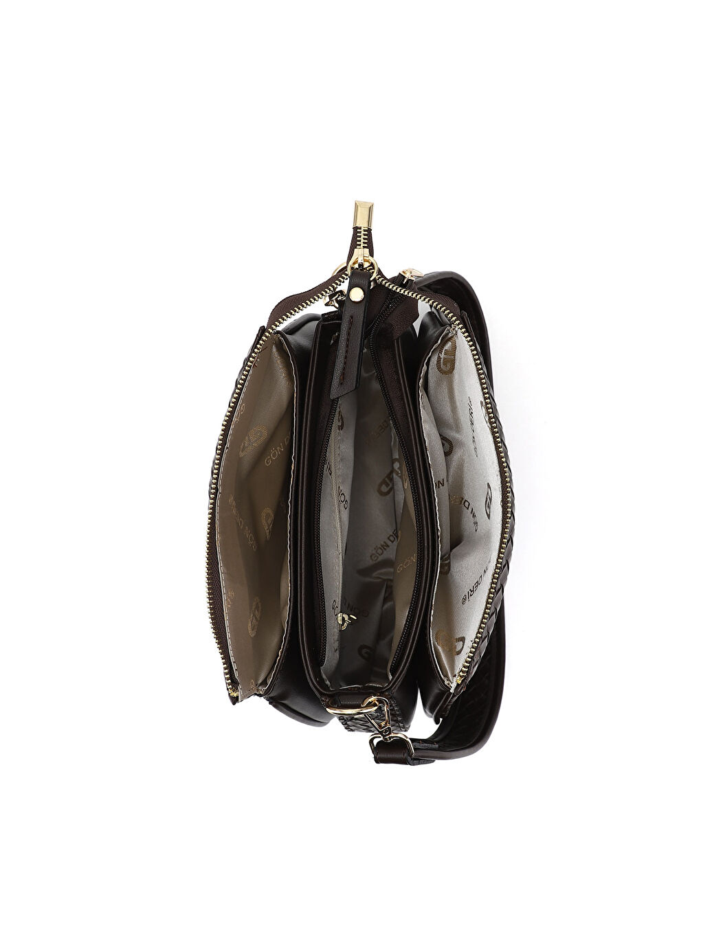 Kahverengi Kadın KAHVERENGİ Uzun Askılı Omuz Çantası-4