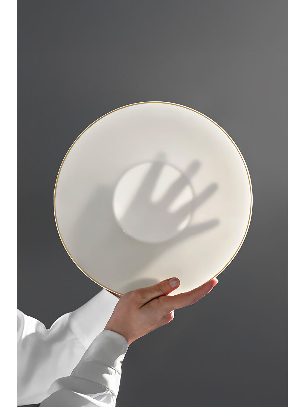 Beyaz Siena Gold Majestic 57 Parça Porselen Yemek Takımı-5