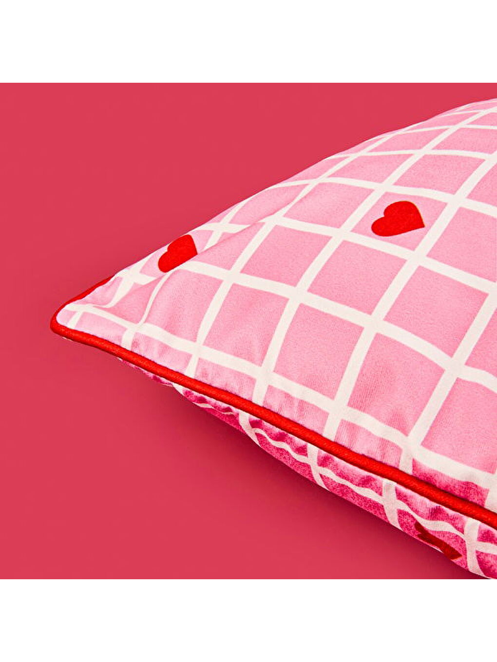 Soft Amore Kırlent - Pembe - 45x45 cm-4