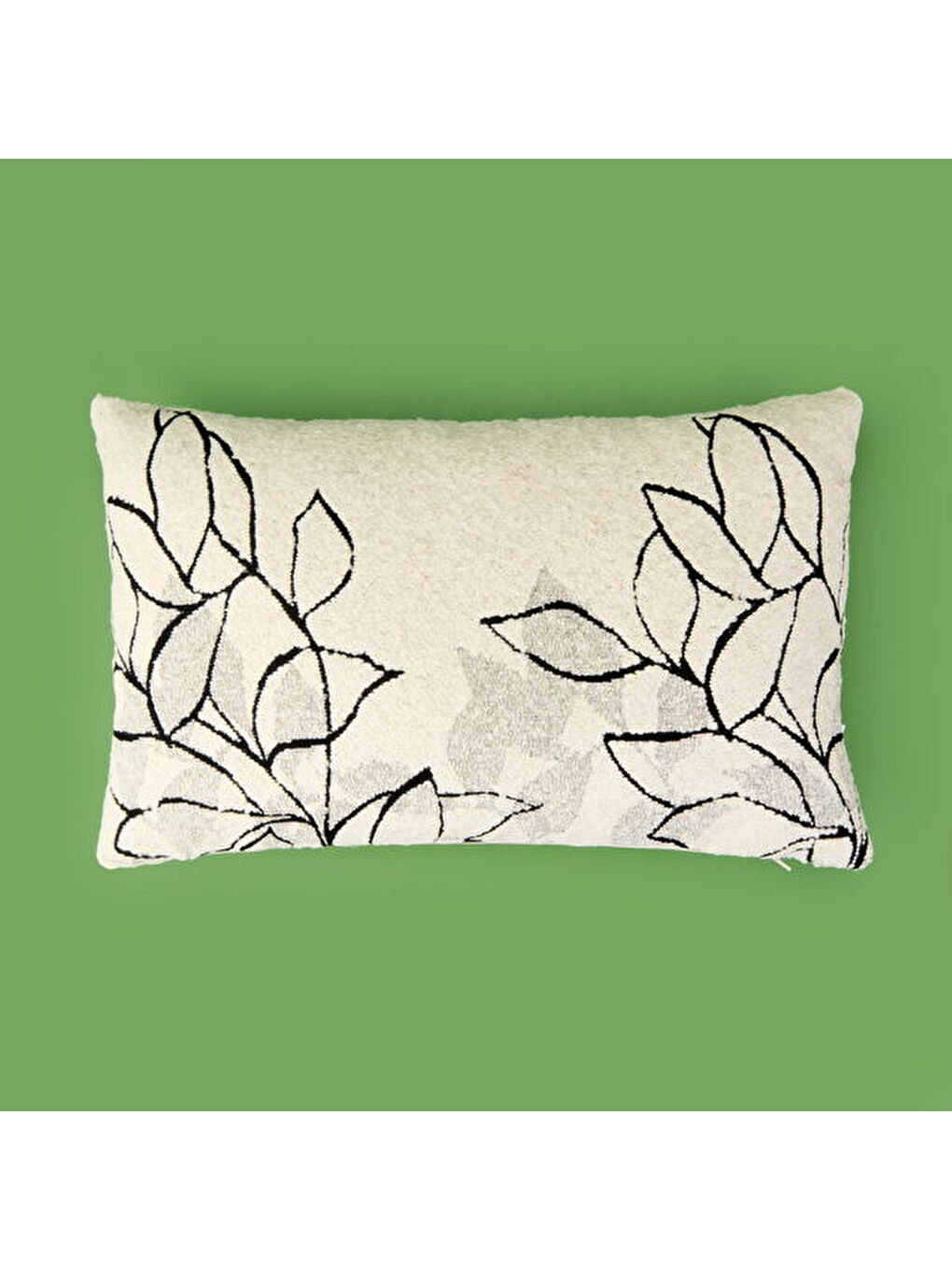 Soft List Kırlent - Ekru - 35x55 cm-2